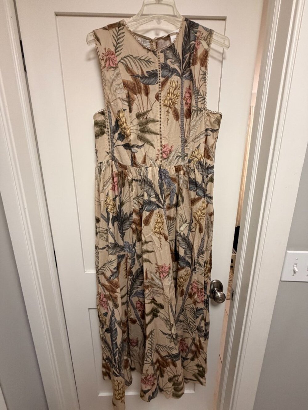 H&M Lace Detail Maxi Floral Dress - Picture 7 of 7
